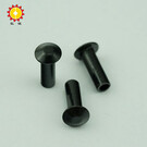 T頭半空心黑色鉚釘 2.3*14*4